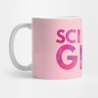 Science Girl Design | Female Science Fans Pink Nebula Mug